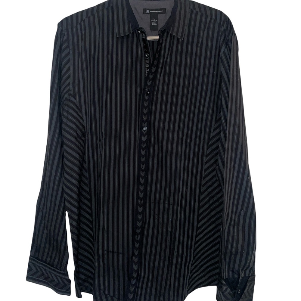 Mens INC International Concepts Button Down Size L